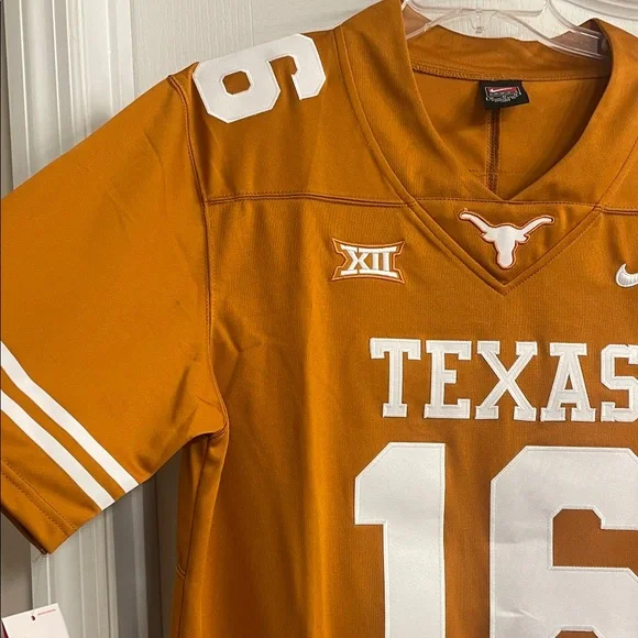 Nike Manning NIL Texas Jersey - Burnt Orange and White - Picture 10 of 10